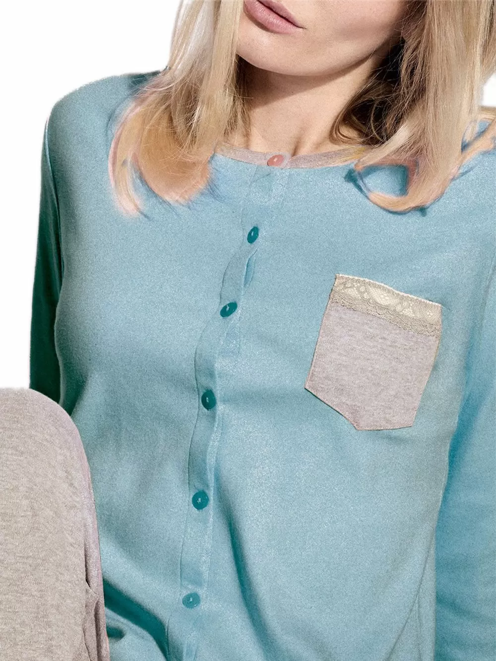 Πυτζάμα Γυναικεία INFIORE LADYLIKE - 100% Βαμβάκι - 3&4XL