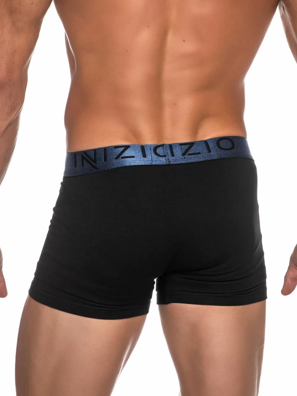 INIZIO Boxer - Black/Jean - Ελαστικό Βαμβάκι - Πακέτο με 2 