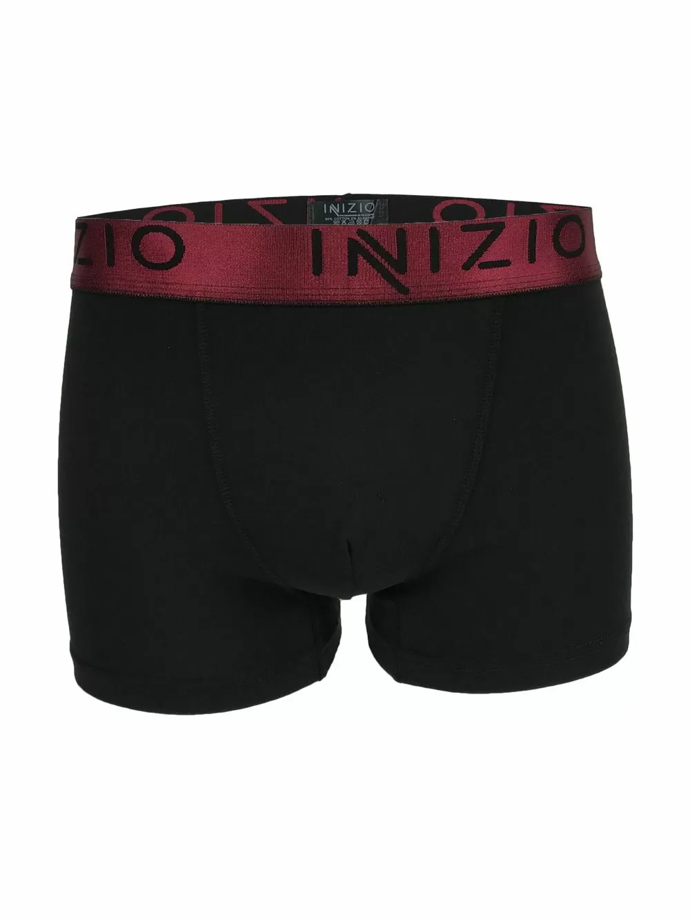 INIZIO Boxer - Black/Red - Ελαστικό Βαμβάκι - Πακέτο με 2 