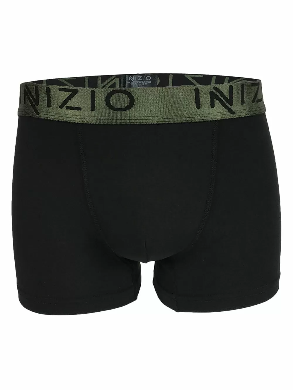 INIZIO Boxer - Black/Khaki - Ελαστικό Βαμβάκι - Πακέτο με 2 