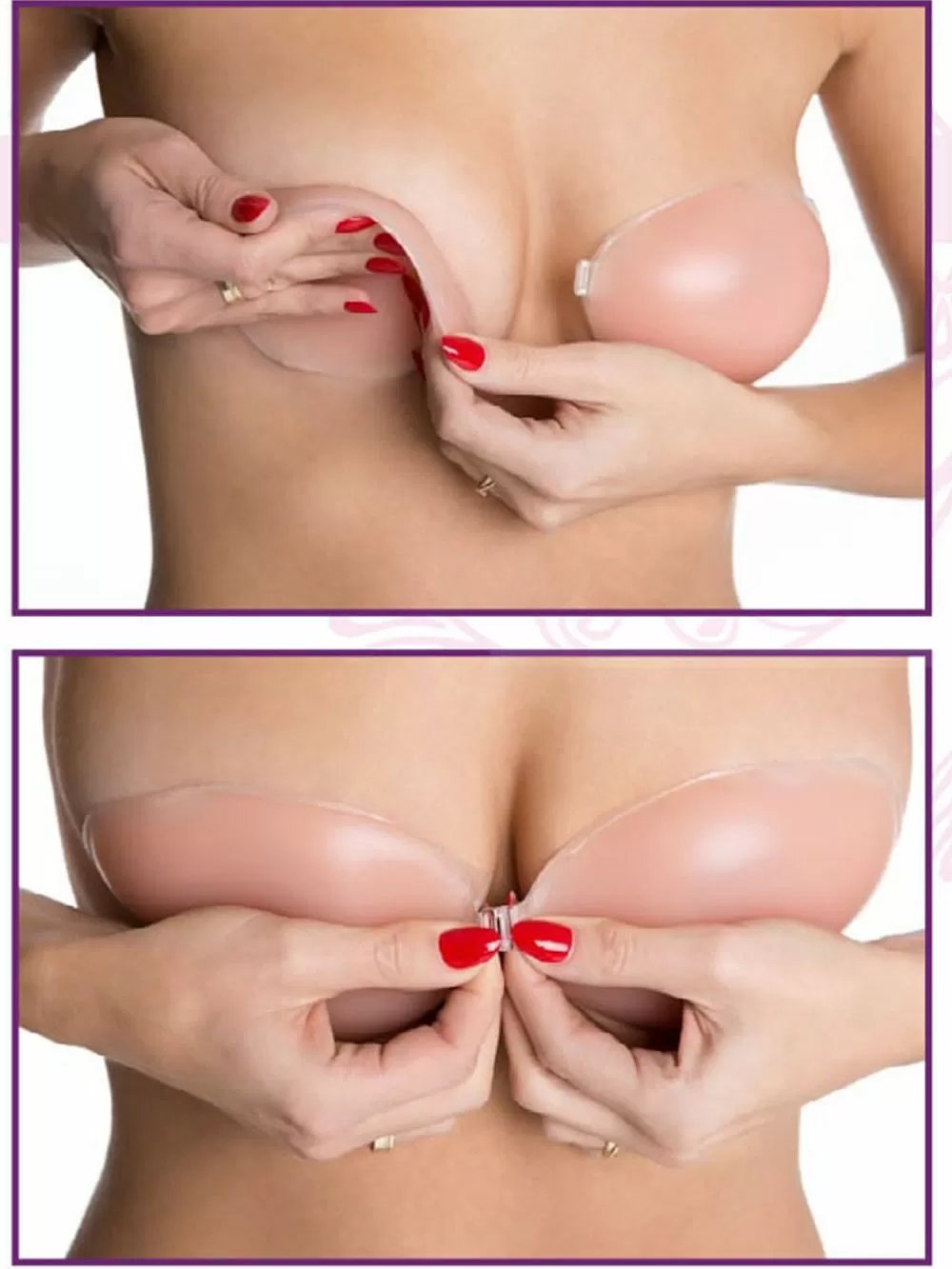 JULIMEX Αυτοκόλλητo Σουτιέν Σιλικόνης Push Up - Ενίσχυση 