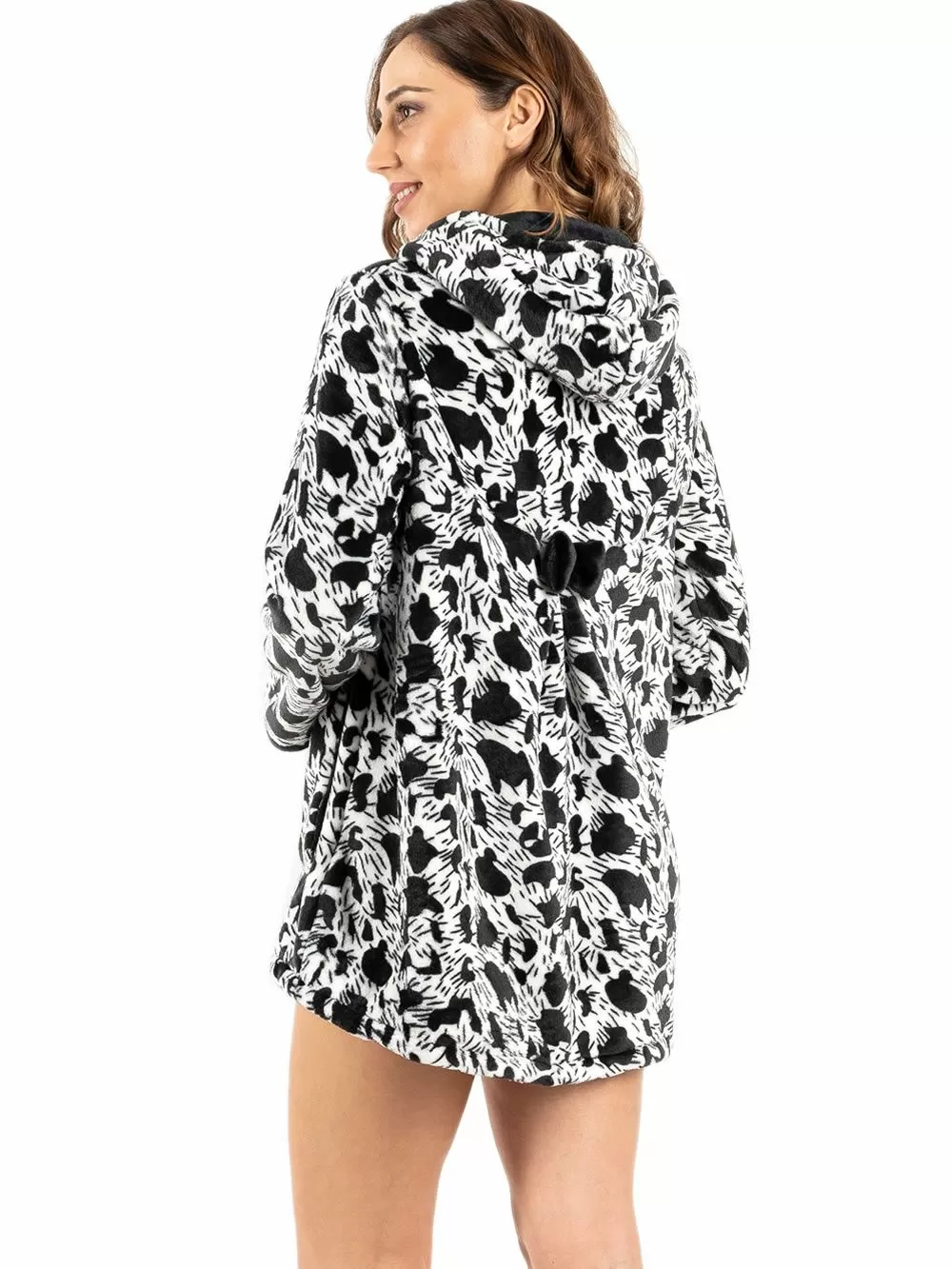 Ρόμπα Πολυτελείας KOYOTE B.N. -Ζεστό & Απαλό Fleece - Φιόγκος