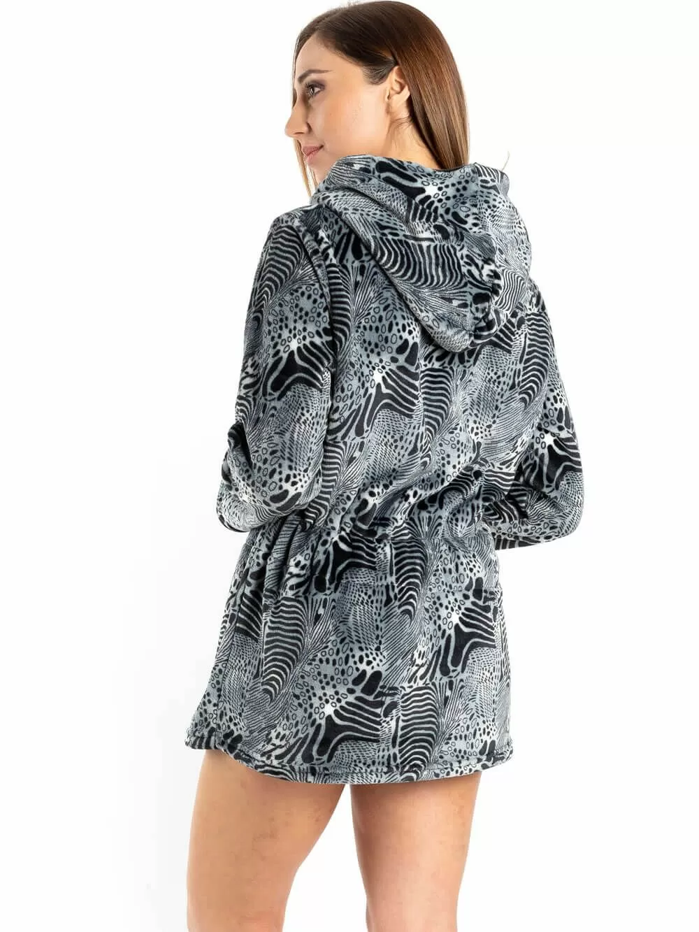 Ρόμπα Πολυτελείας KOYOTE - Απαλό & Ζεστό Fleece - Animal