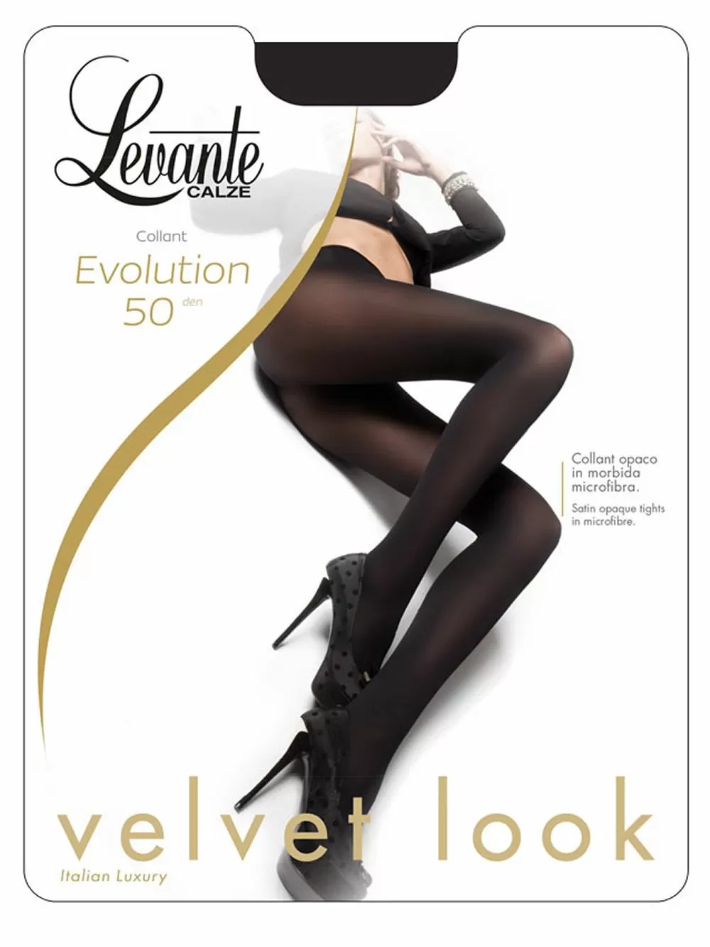 Levante Καλσόν Opaque Evolution 50den - Multifibra - Βελούδινο Άγγιγμα 