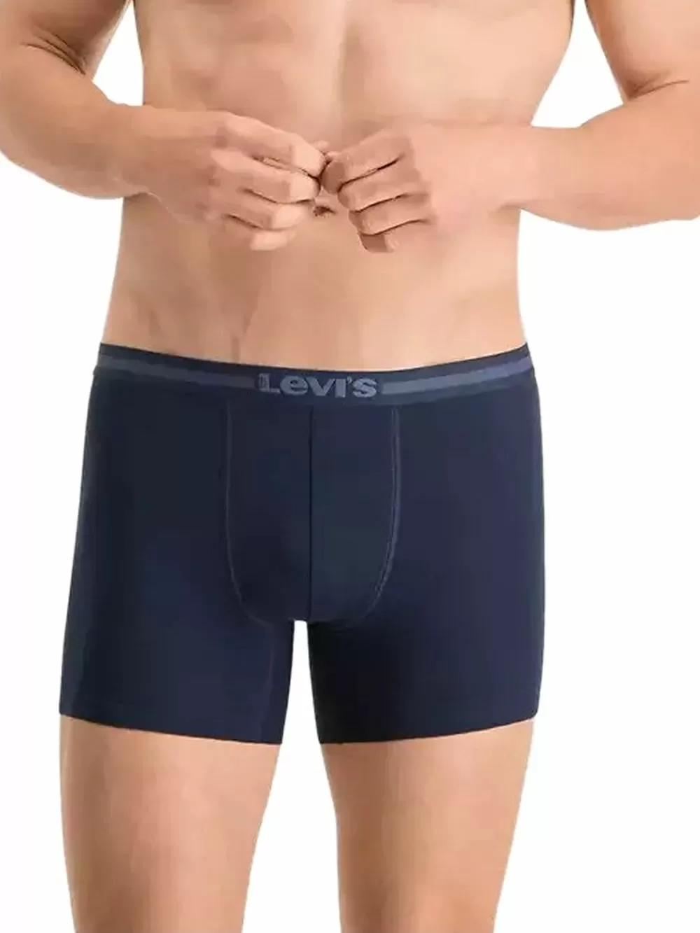 LEVIS Boxer Brief - Super Απαλό Tencel Bamboo - Navy - Πακέτο με 2 