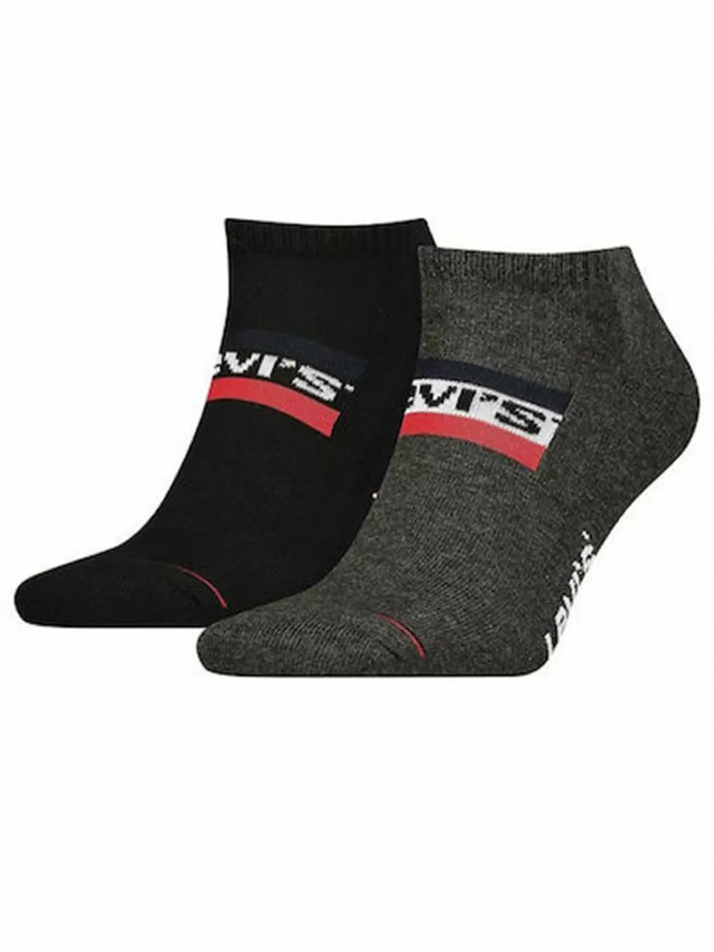 LEVI'S Ανδρικό Σοσόνι Sportwear Logo - Mid Grey/Black - 2 Ζευγάρια