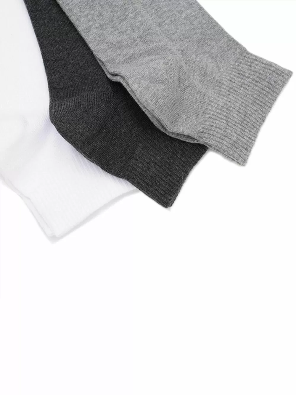 LEVI'S Ανδρική Κάλτσα Ημίκοντη Grey Combo - Οργανικό ECO Βαμβάκι - 3 Ζευγάρια