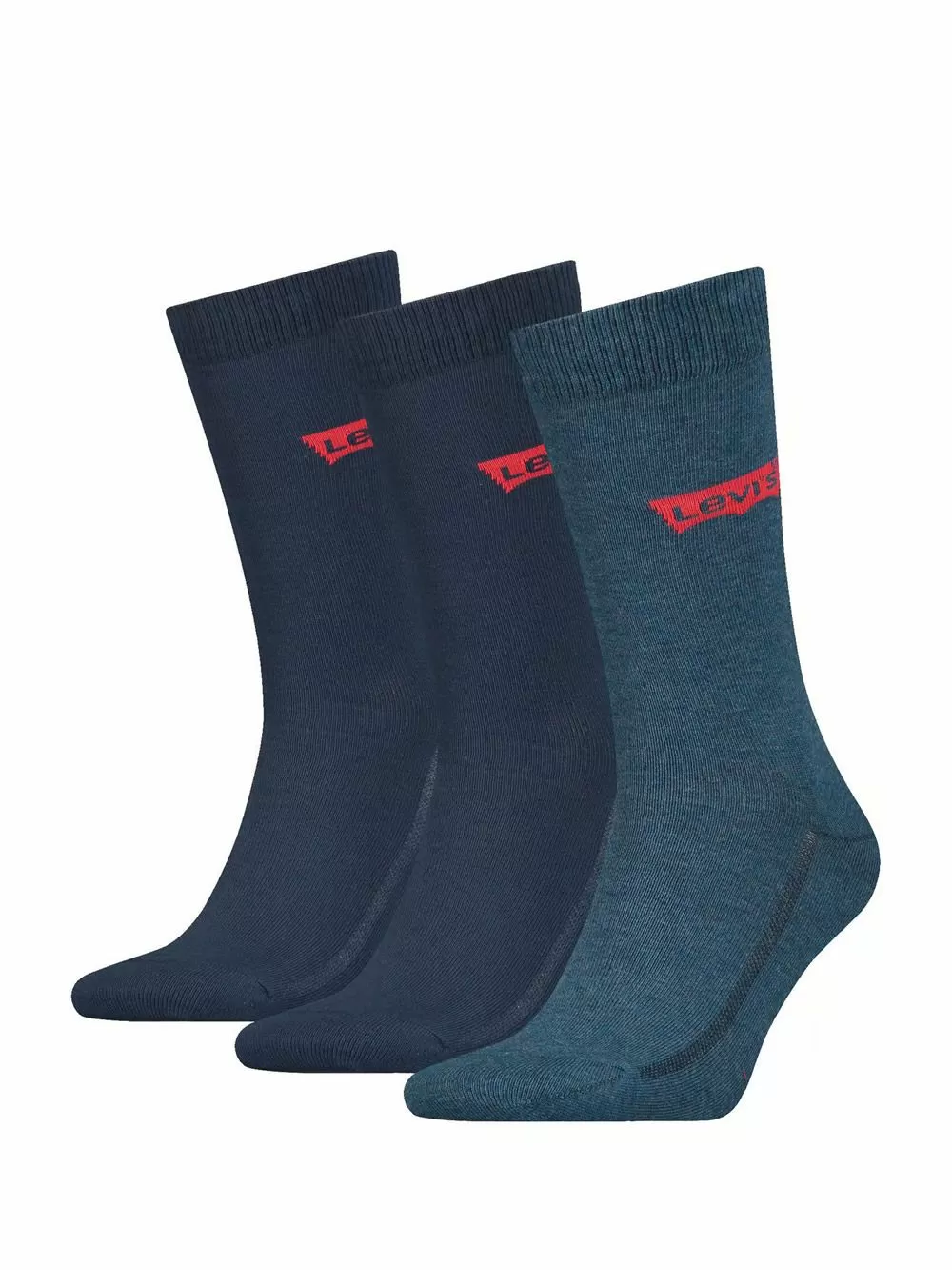LEVIS Ανδρική Κάλτσα Αθλητική - Denim - Οργανικό ECO Βαμβάκι - 3 Ζευγάρια