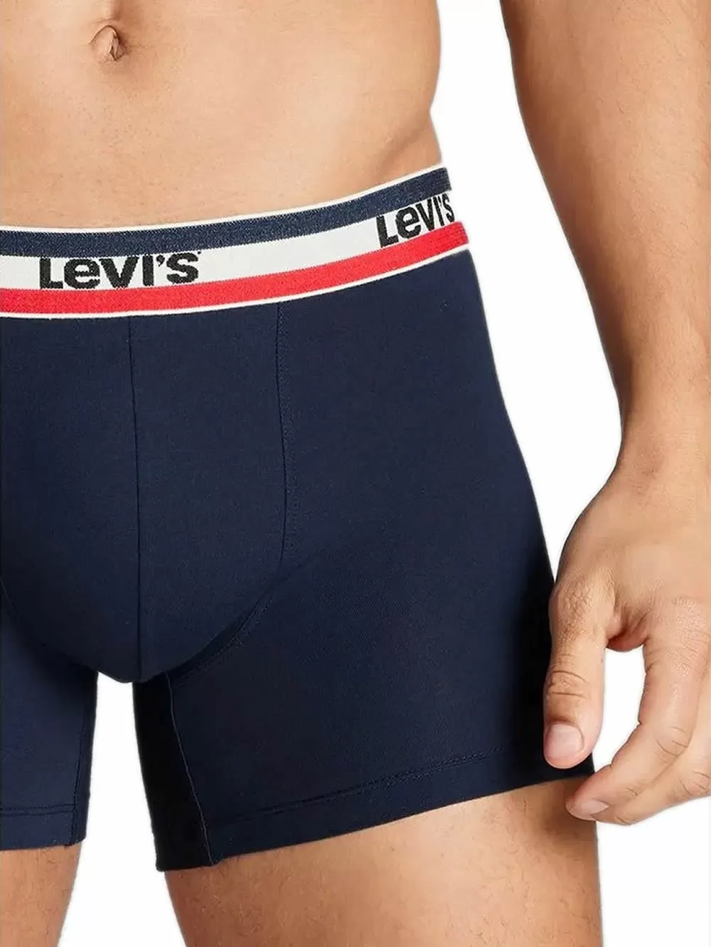 LEVIS Boxer Brief - Οργανικό Βαμβάκι - Green/Blue - Πακέτο με 3