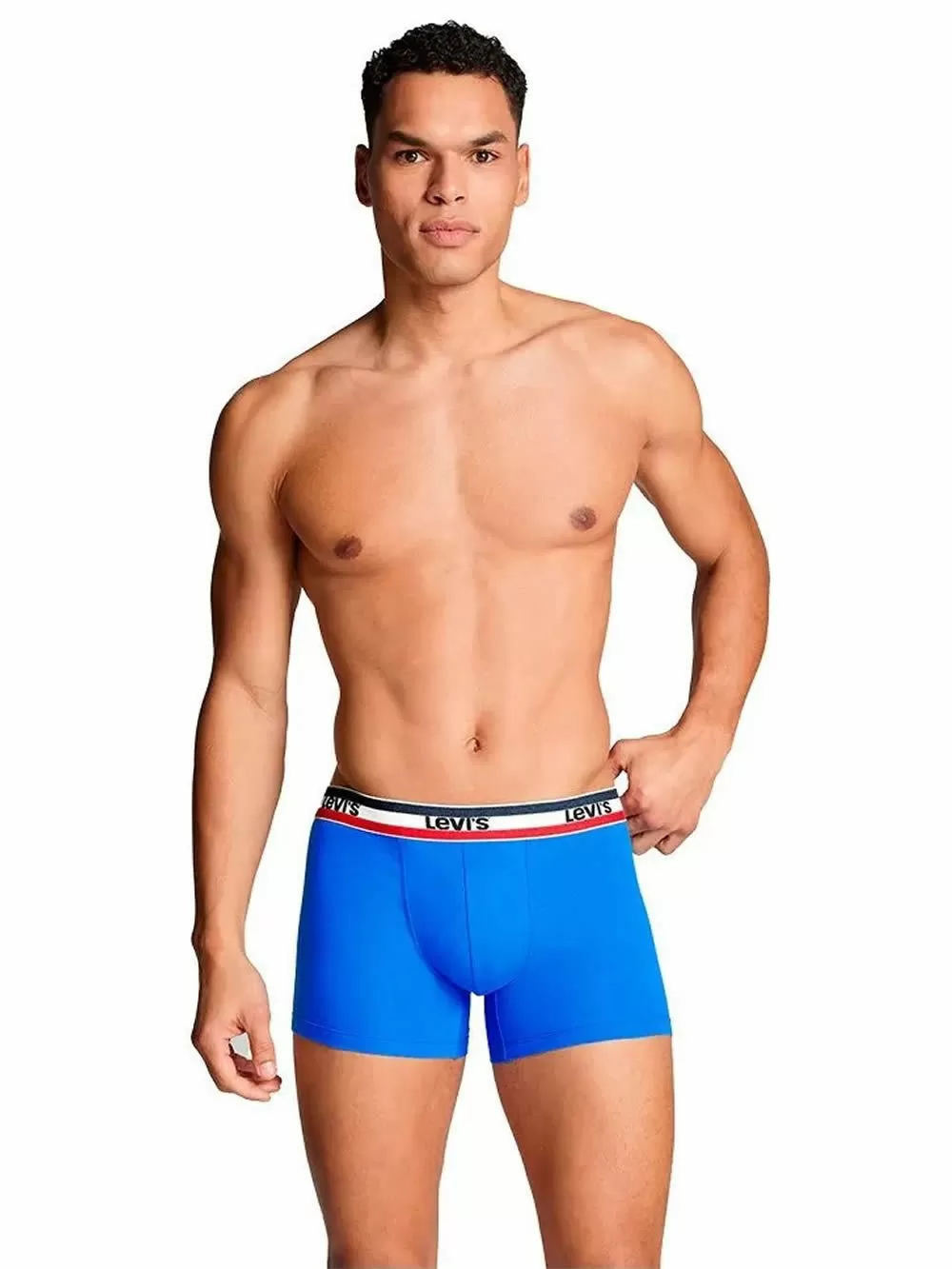 LEVIS Boxer Brief - Οργανικό Βαμβάκι - Green/Blue - Πακέτο με 3