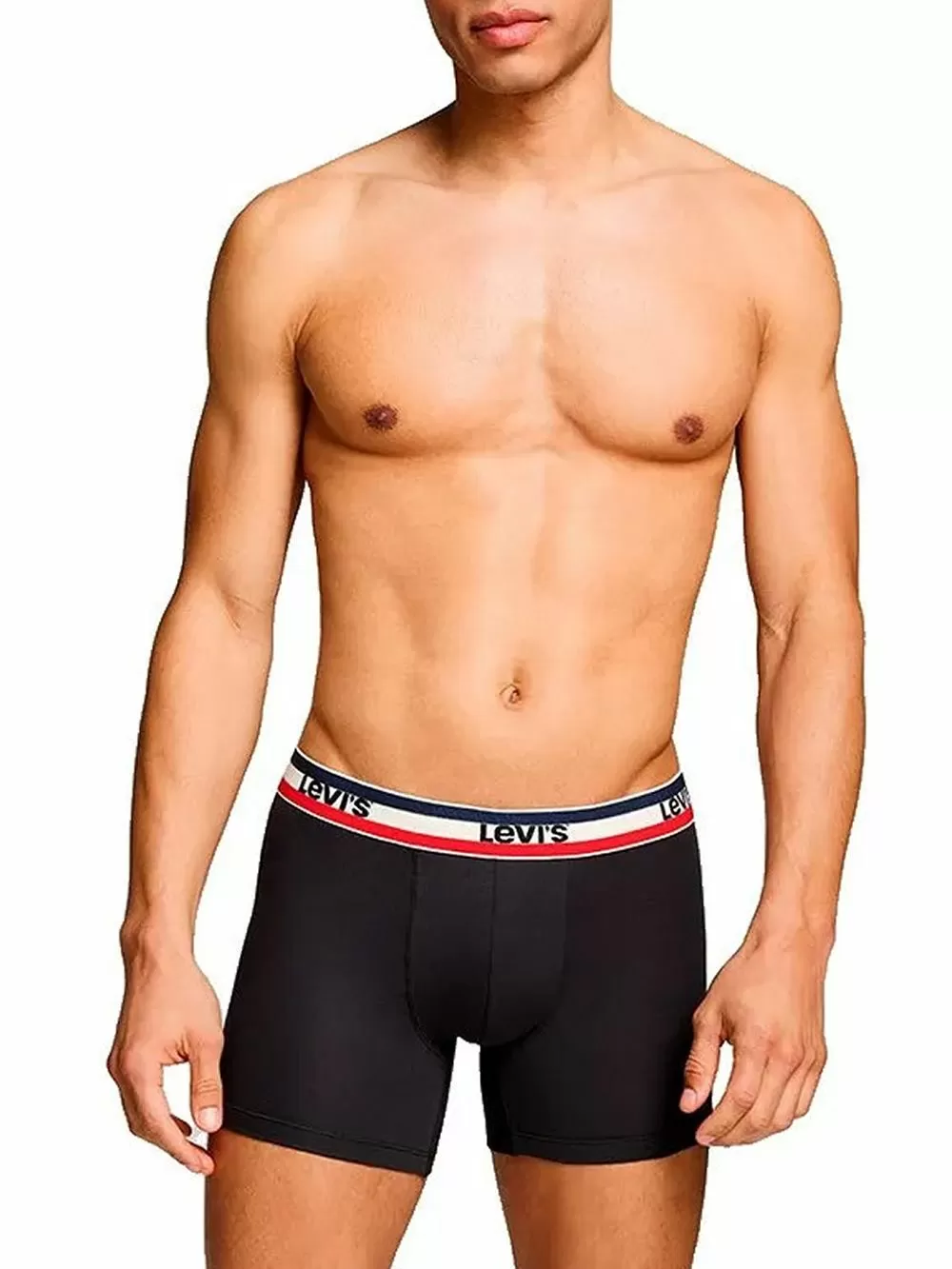 LEVIS Boxer Brief - Οργανικό Βαμβάκι - Red/Black/Green - Πακέτο με 3