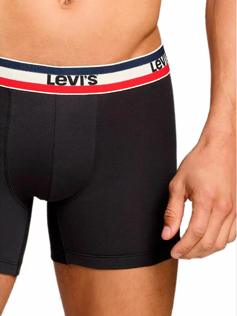 LEVIS Boxer Brief - Οργανικό Βαμβάκι - Red/Black/Green - Πακέτο με 3