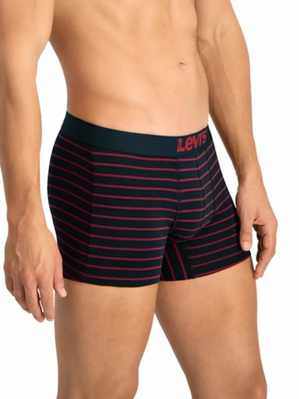 LEVIS Boxer Brief - Ελαστικό Βαμβάκι - Red/Black - Πακέτο με 2