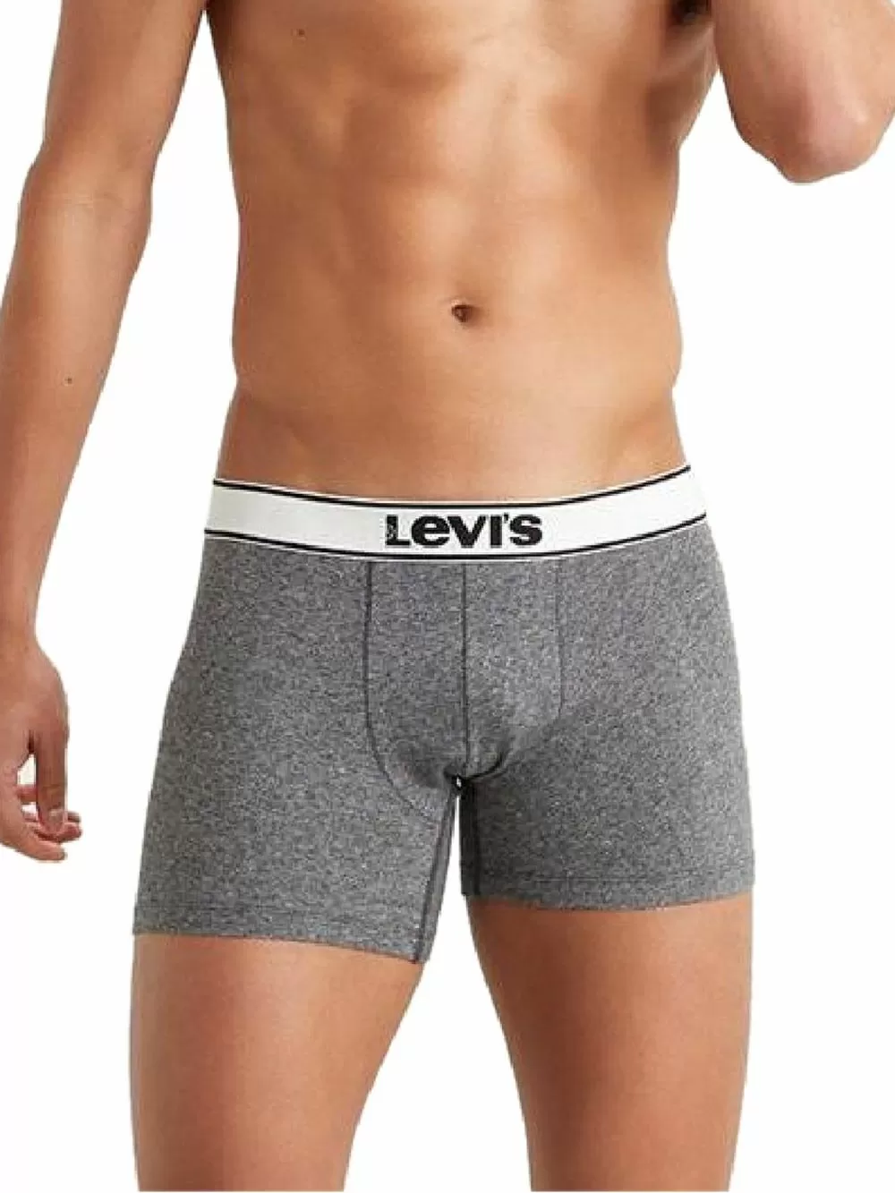 LEVI'S Boxer Brief - Ελαστικό Βαμβάκι - Black - Πακέτο με 2 