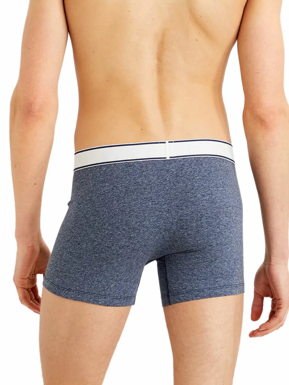 LEVI'S Vintage Heather Boxer Brief - Ελαστικό Βαμβάκι - Navy - Πακέτο με 2