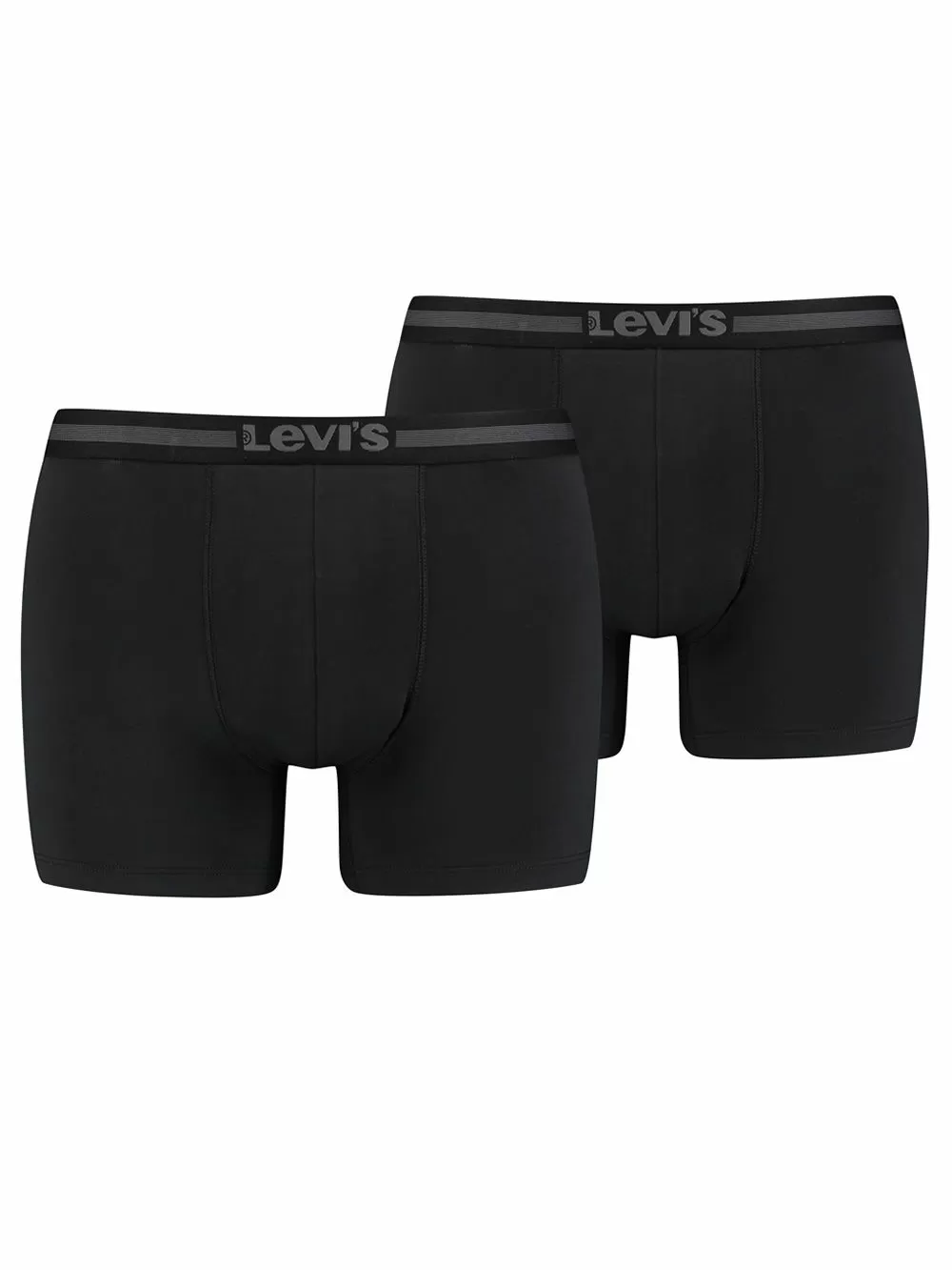 LEVIS Boxer Brief - Super Απαλό Tencel Bamboo - Jet Black - Πακέτο με 2