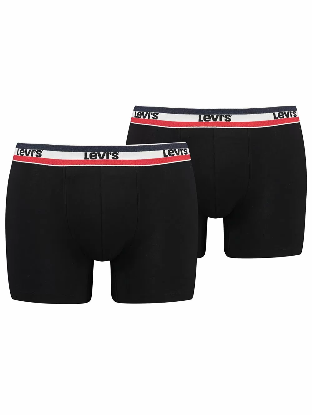 LEVI'S Boxer Brief - Οργανικό Βαμβάκι - Black - Πακέτο με 2 
