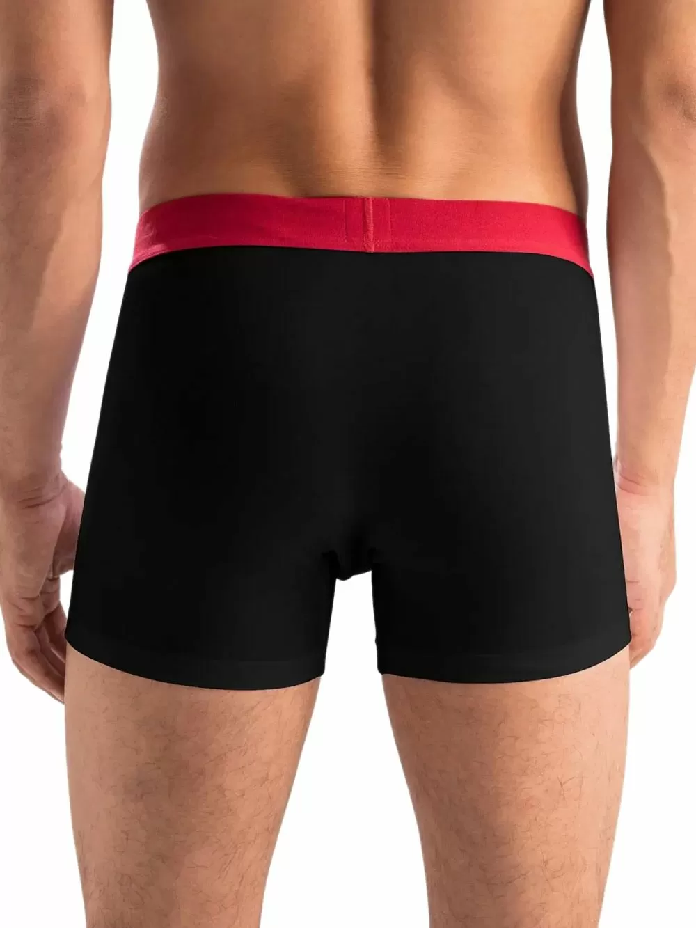 LEVI'S Boxer Brief - Ελαστικό Βαμβάκι - Black/Red - Πακέτο με 2 