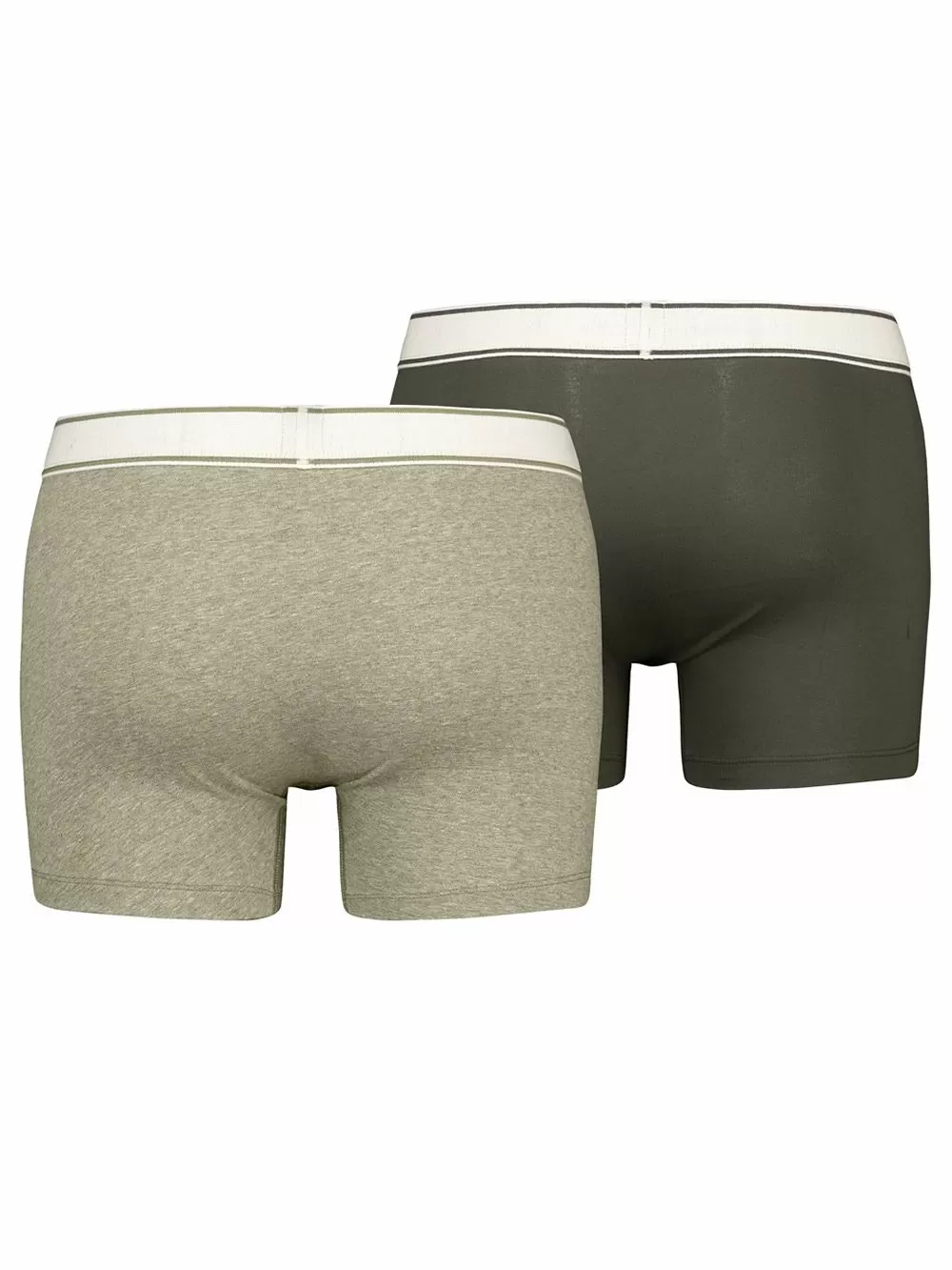 LEVI'S Vintage Heather Boxer Brief - Ελαστικό Βαμβάκι - Khaki - Πακέτο με 2