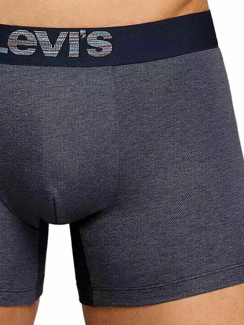 LEVIS Optical Illusion Boxer Brief - Οργανικό Eco Βαμβάκι - Blue/Brown - Πακέτο με 2