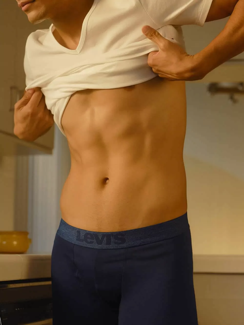 LEVI'S Boxer Brief - Οργανικό Βαμβάκι - Mood Indigo - Πακέτο με 2