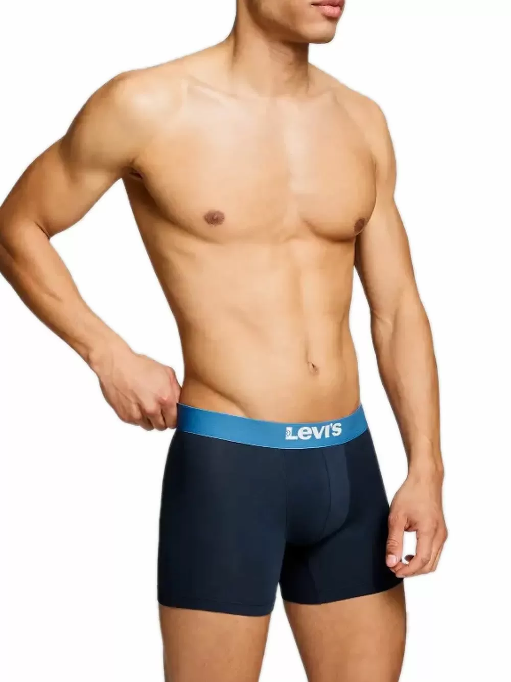 LEVIS Boxer Brief Solid Basic - Οργανικό Eco Βαμβάκι - Navy Combo - Πακέτο με 2 