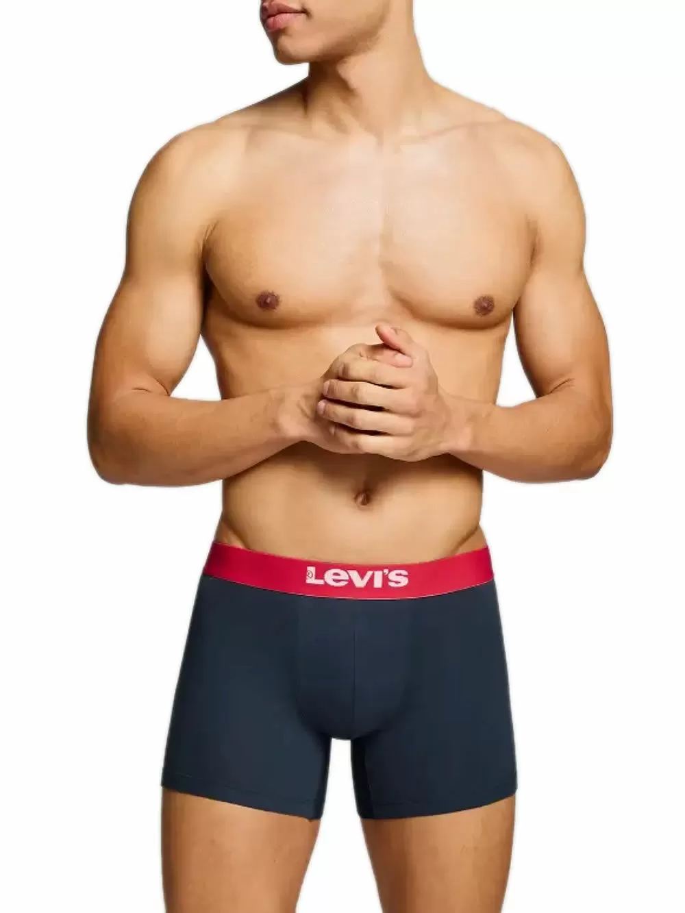LEVIS Boxer Brief Solid Basic - Οργανικό Eco Βαμβάκι - Navy Combo - Πακέτο με 2 
