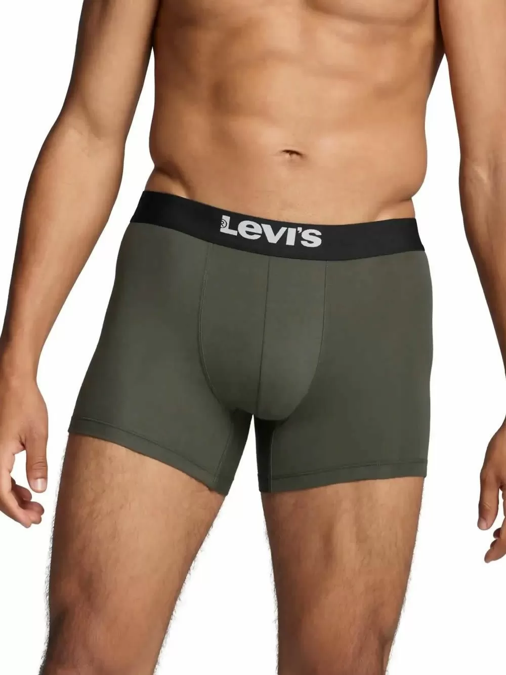 LEVIS Boxer Brief - Οργανικό Βαμβάκι - Khaki - Πακέτο με 2 