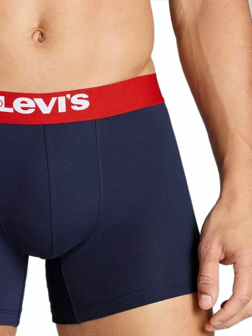 LEVIS Boxer Brief - Ελαστικό Βαμβάκι - Red Combo - Πακέτο με 2 