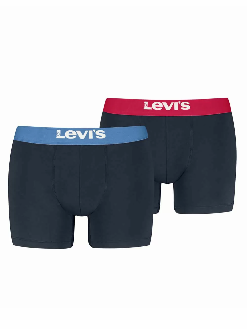 LEVIS Boxer Brief Solid Basic - Οργανικό Eco Βαμβάκι - Navy Combo - Πακέτο με 2 