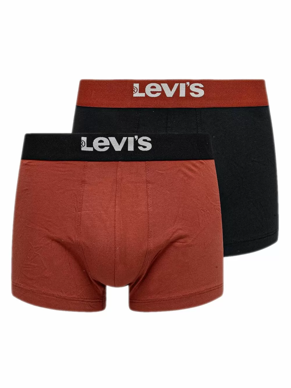 LEVIS Boxer Trunk Hipster - Οργανικό ECO Βαμβάκι - Red/Black - Πακέτο με 2