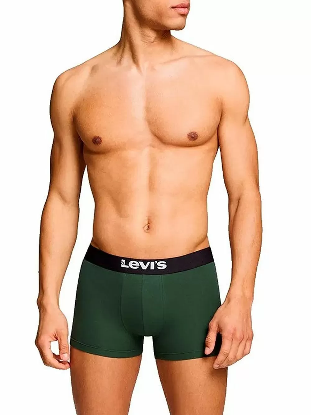 LEVIS Boxer Trunk Hipster - Οργανικό ECO Βαμβάκι - Green/Red - Πακέτο με 2