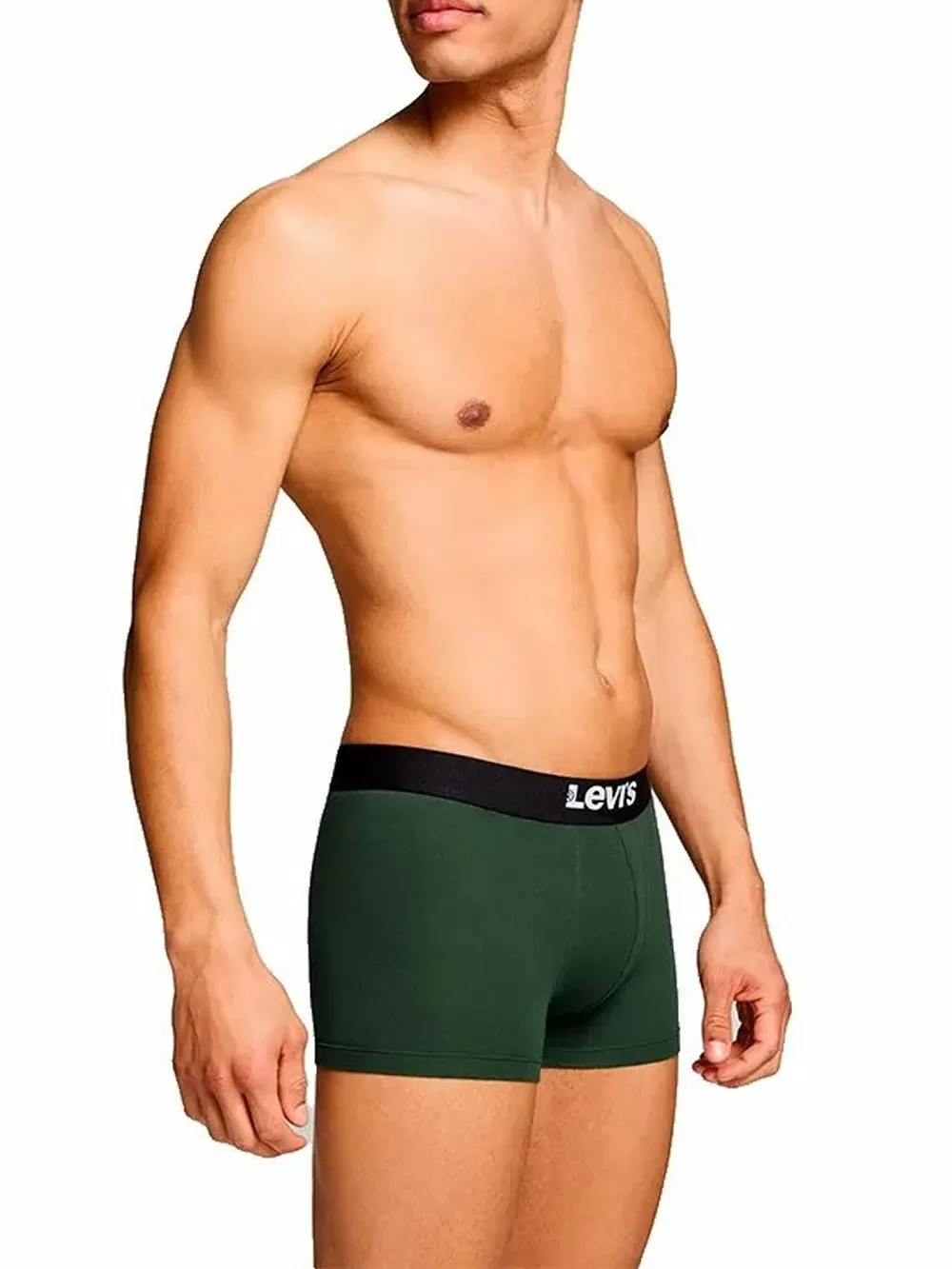 LEVIS Boxer Trunk Hipster - Οργανικό ECO Βαμβάκι - Green/Red - Πακέτο με 2