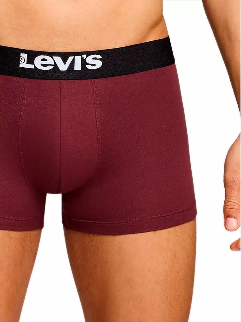 LEVIS Boxer Trunk Hipster - Οργανικό ECO Βαμβάκι - Green/Red - Πακέτο με 2