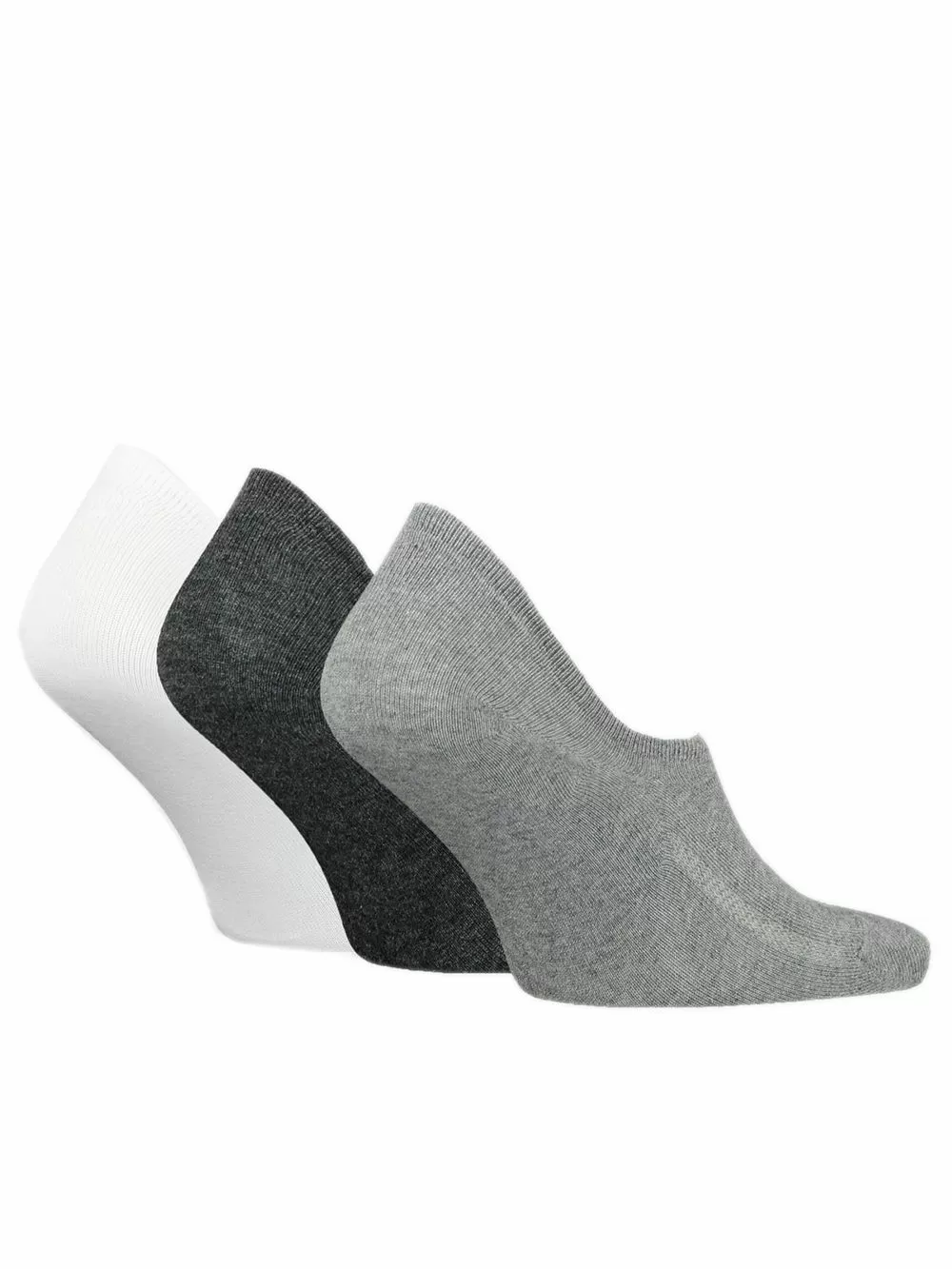 LEVIS Ανδρικό Σοσόνι Batwing Logo - Grey Combo - Οργανικό ECO Βαμβάκι - 3 Ζευγάρια