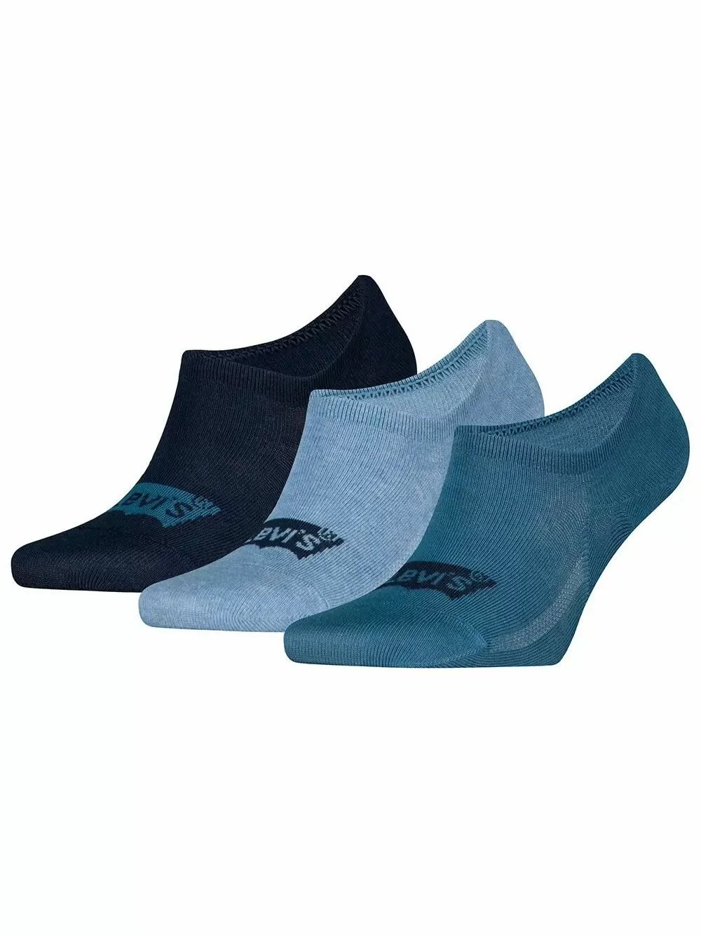 LEVIS Ανδρικό Σοσόνι Batwing Logo - Navy Combo - Οργανικό ECO Βαμβάκι - 3 Ζευγάρια