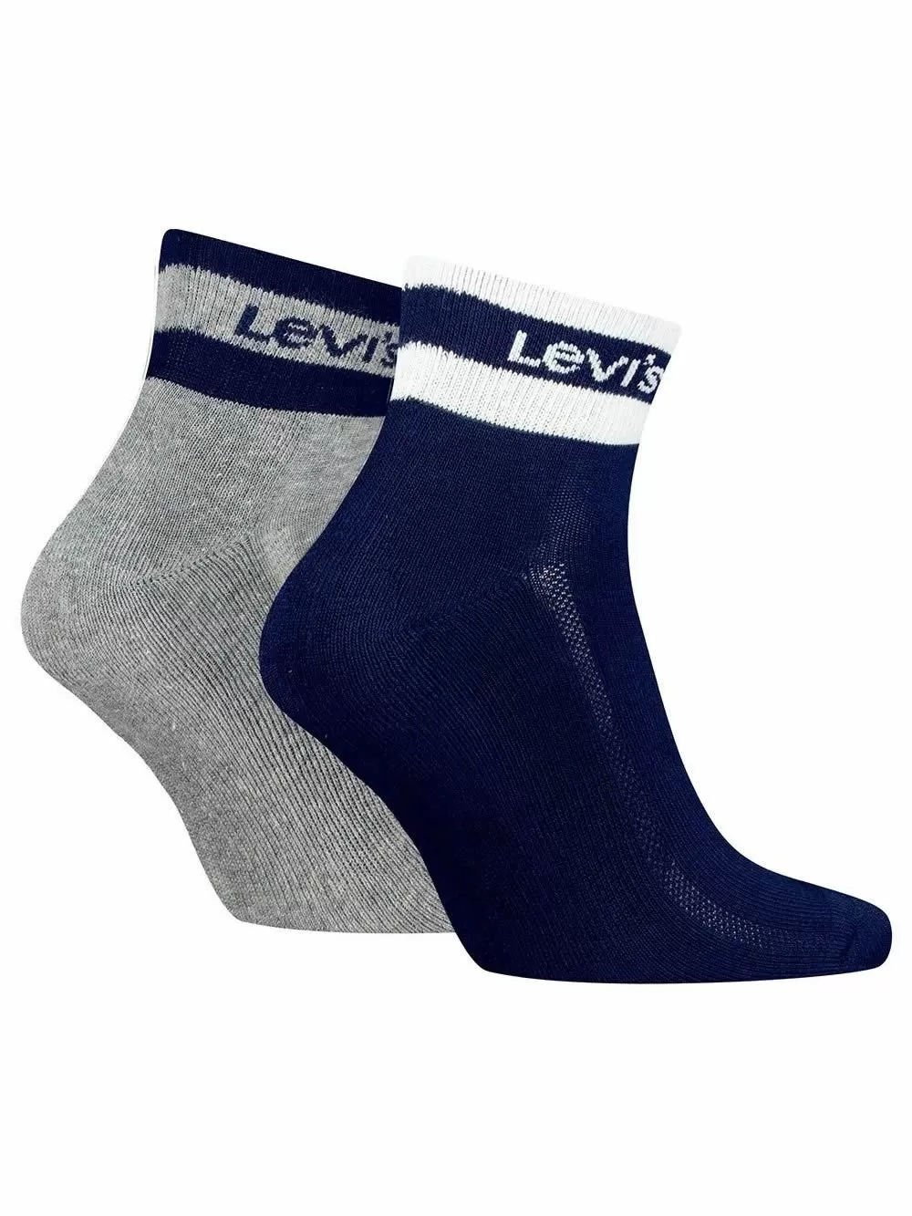 LEVIS Ανδρική Κάλτσα Ημίκοντη - Απαλό Οικολογικό Βαμβάκι - 2 Ζευγάρια 