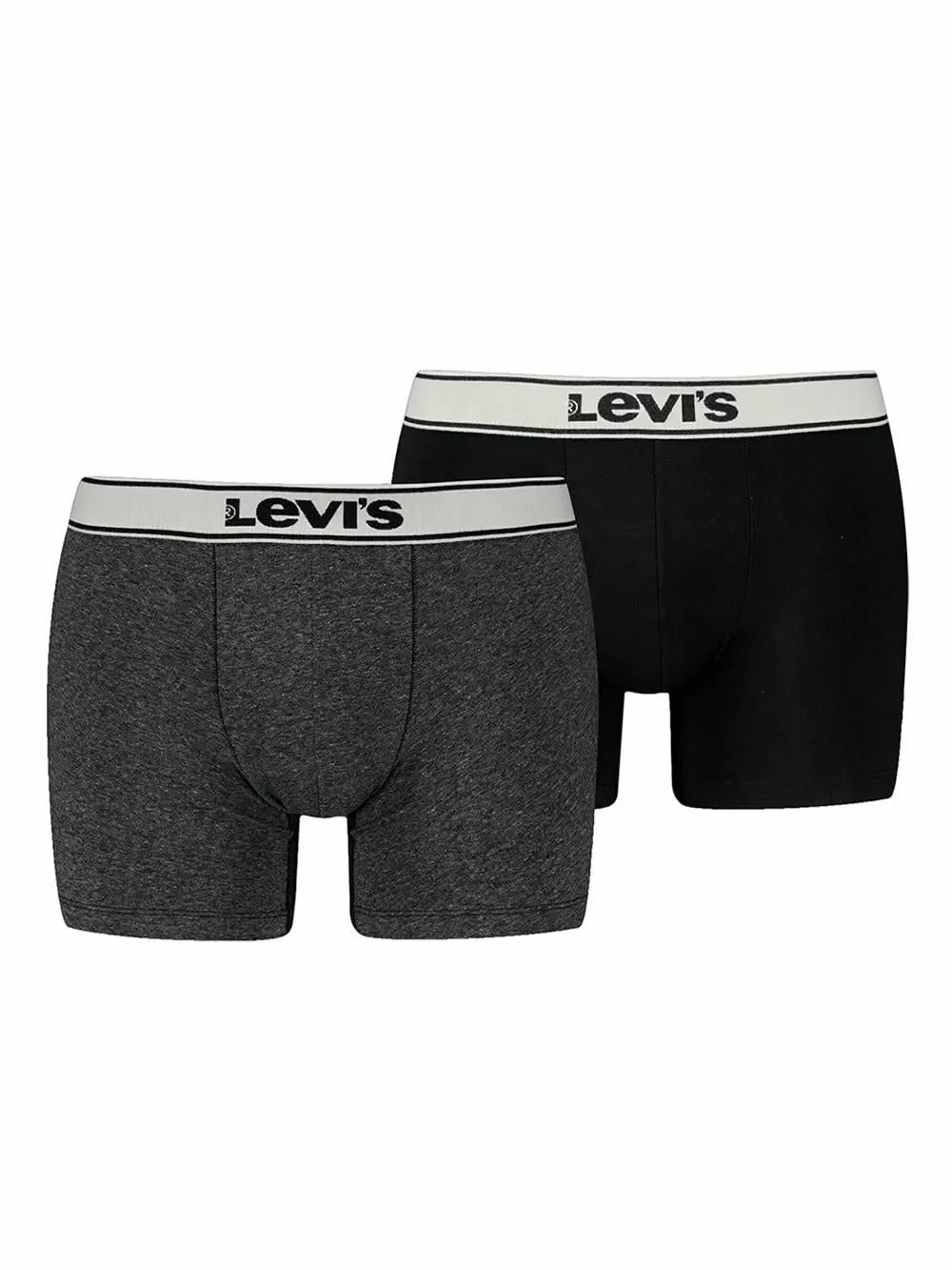 LEVIS Boxer Vintage Heather Brief - Black - Πακέτο με 2
