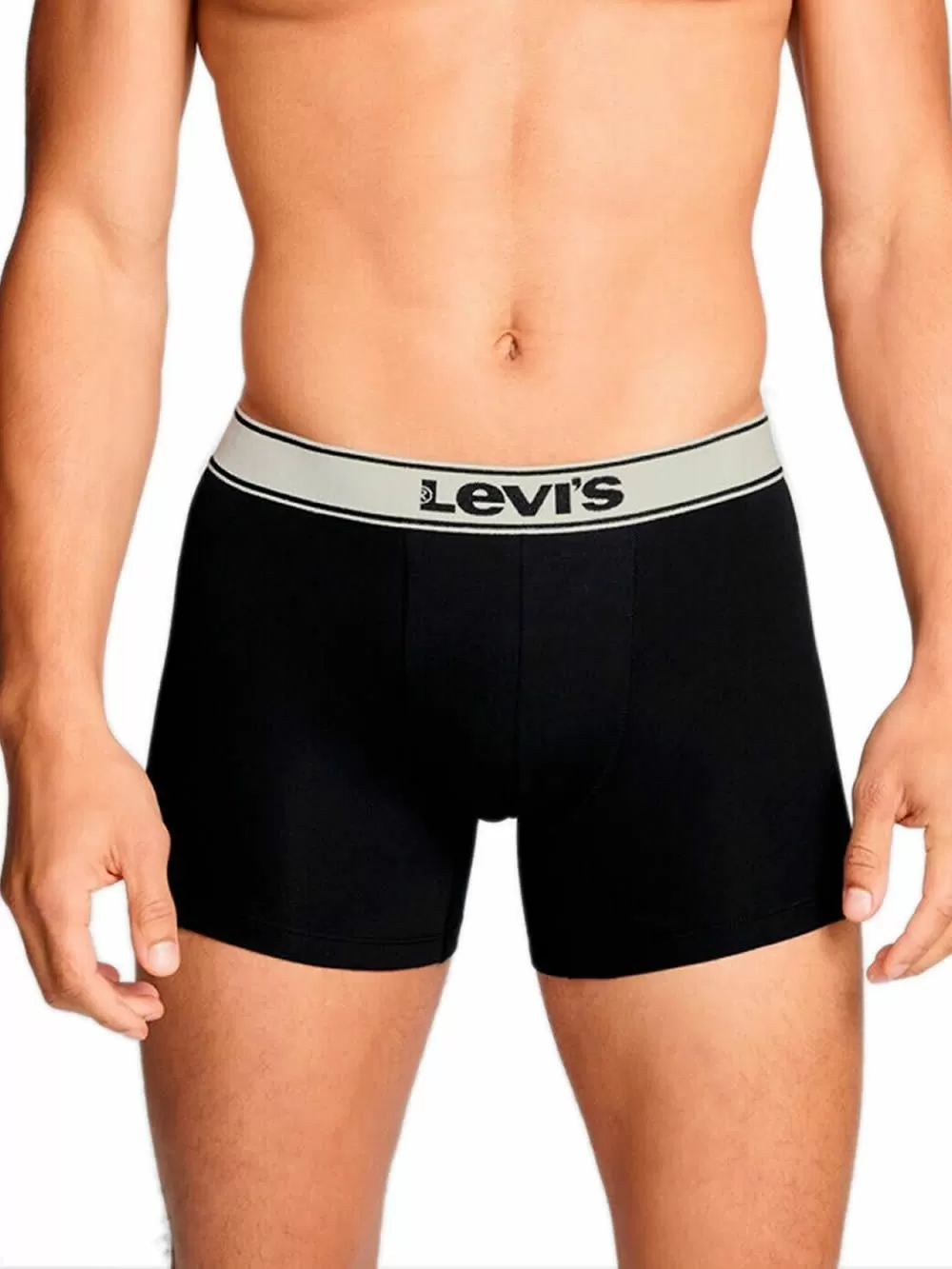 LEVIS Boxer Vintage Heather Brief - Black - Πακέτο με 2