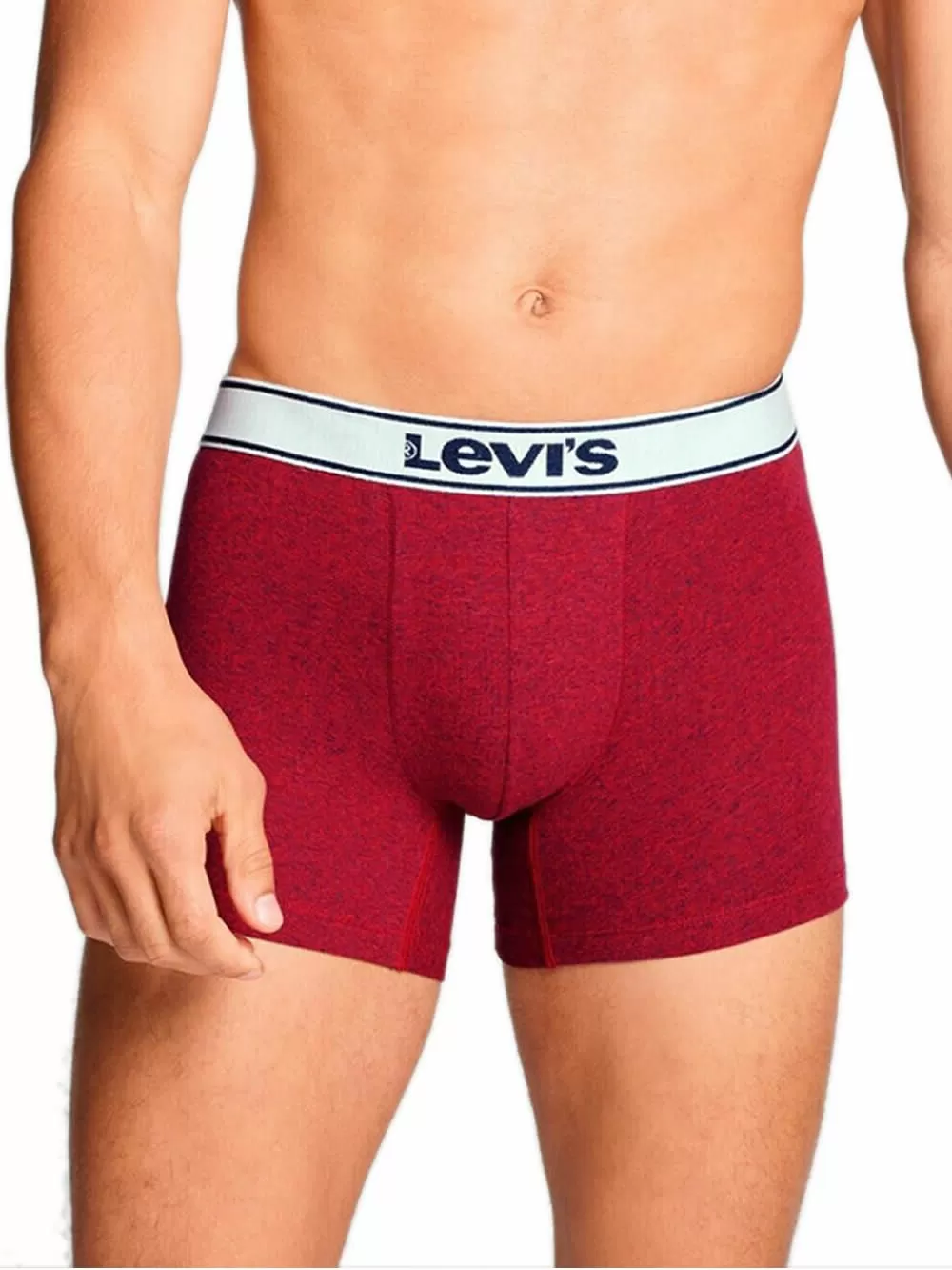 LEVIS Boxer Vintage Heather Brief - Red - Πακέτο με 2