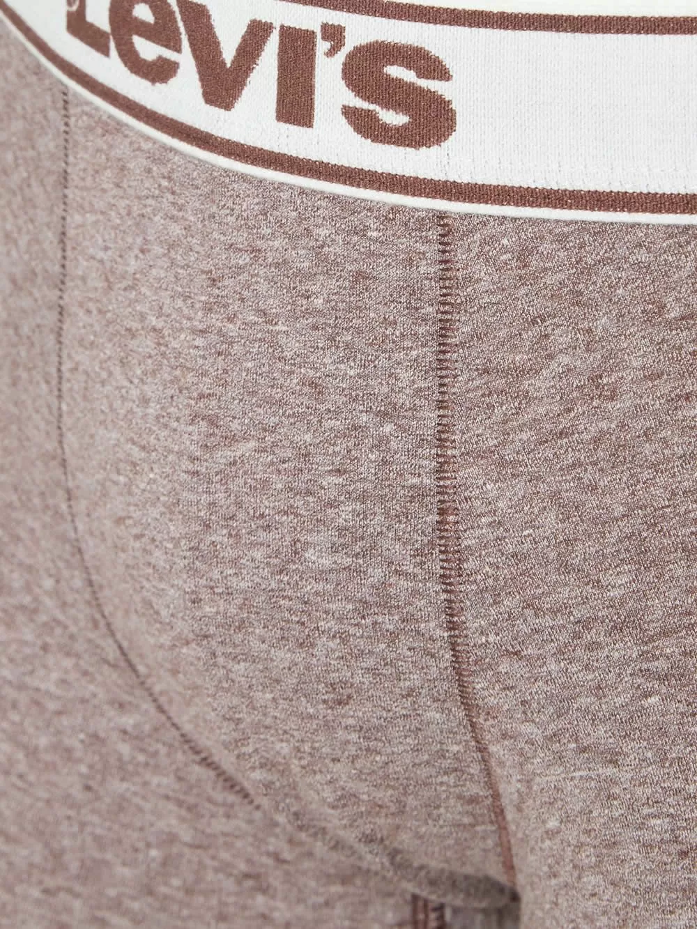 LEVIS Boxer Vintage Heather Brief - Οργανικό Eco Βαμβάκι - Brown Combo - Πακέτο με 2