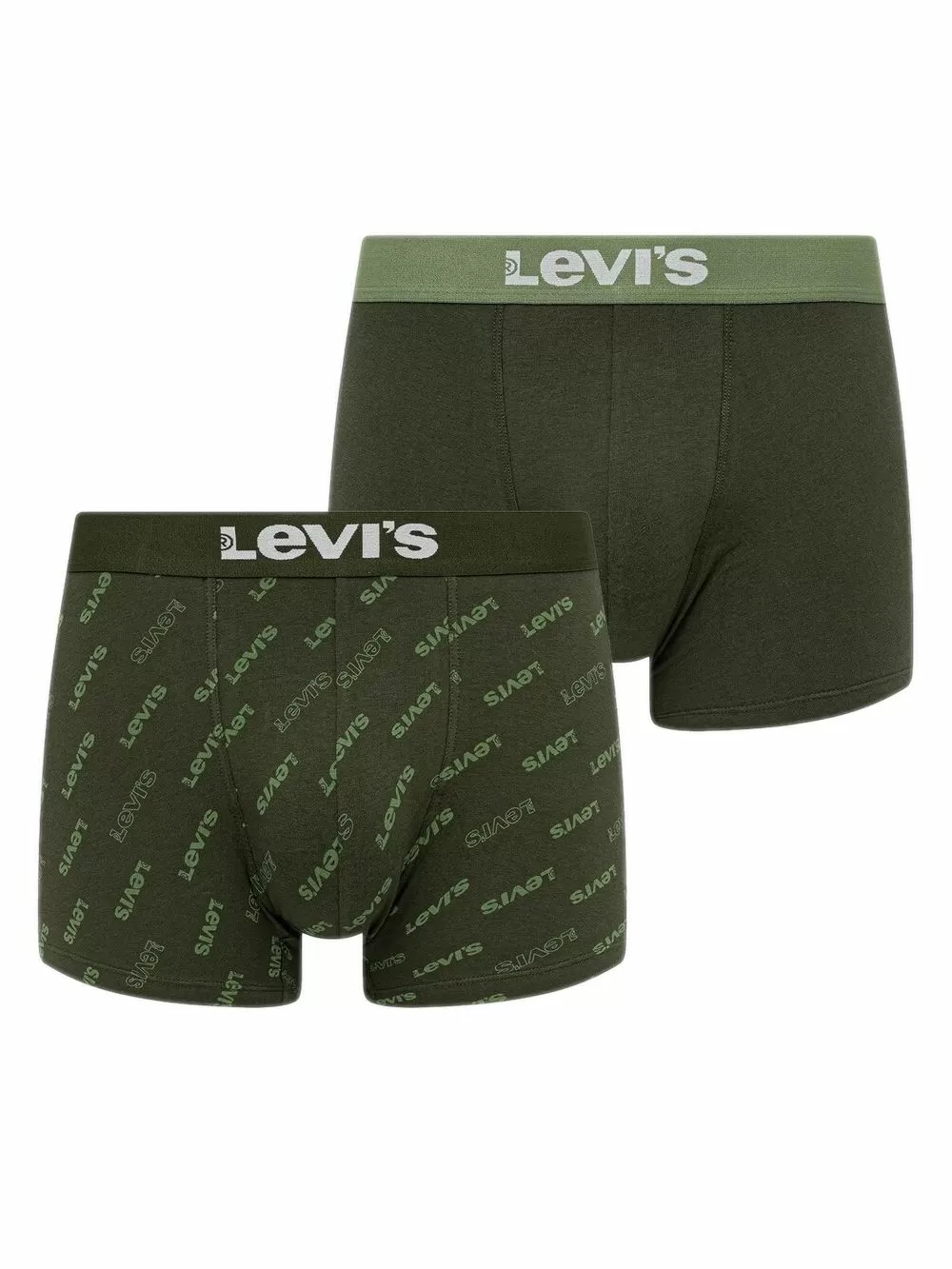 LEVIS Boxer Brief Logo - Green Combo - Οργανικό Βαμβάκι - Πακέτο με 2