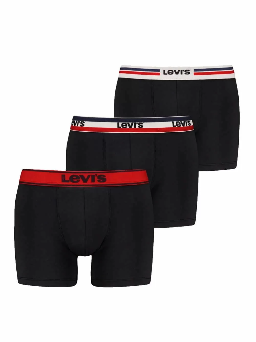 LEVIS Boxer Brief GiftBox Iconic - Οργανικό Βαμβάκι - Black Combo - Πακέτο με 3 