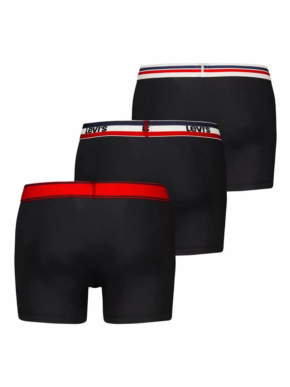 LEVIS Boxer Brief GiftBox Iconic - Οργανικό Βαμβάκι - Black Combo - Πακέτο με 3 