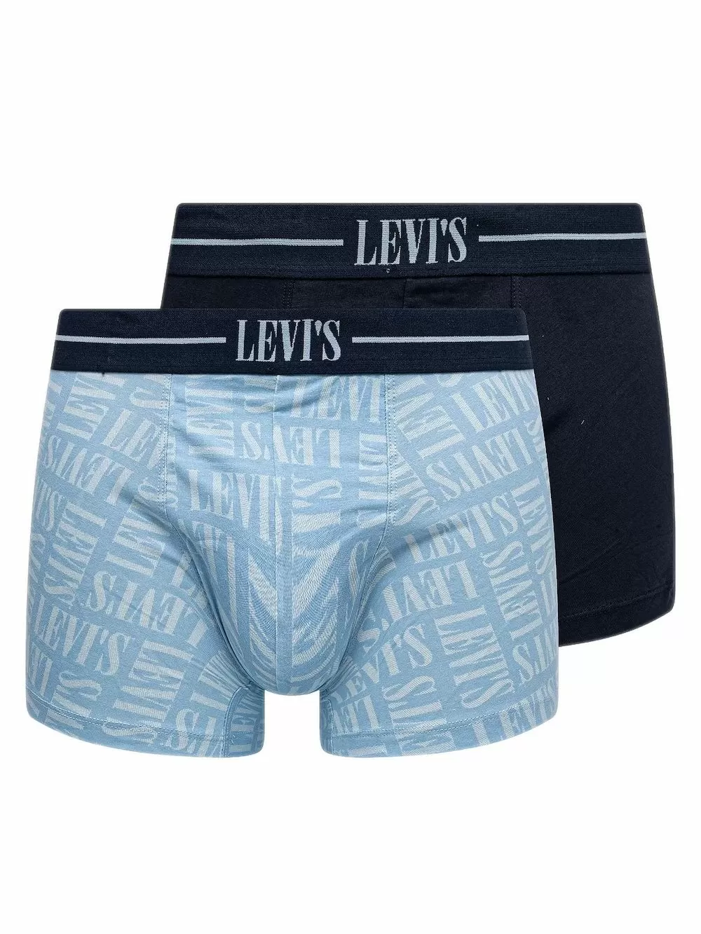 LEVIS Boxer Brief Discharge Logo - Blue Combo - Ελαστικό Βαμβάκι - Πακέτο με 2