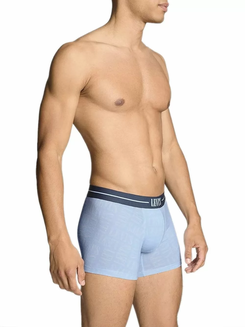 LEVIS Boxer Brief Discharge Logo - Blue Combo - Ελαστικό Βαμβάκι - Πακέτο με 2