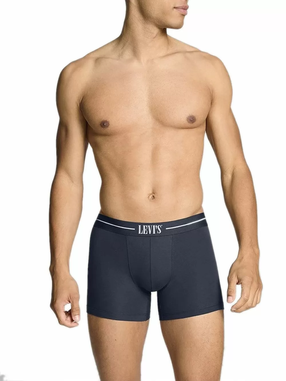 LEVIS Boxer Brief Discharge Logo - Blue Combo - Ελαστικό Βαμβάκι - Πακέτο με 2