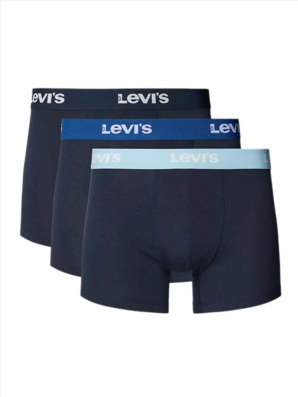 LEVIS Boxer Brief Repeat WB Logo - Ελαστικό Βαμβάκι - Blue Base - Πακέτο με 3 