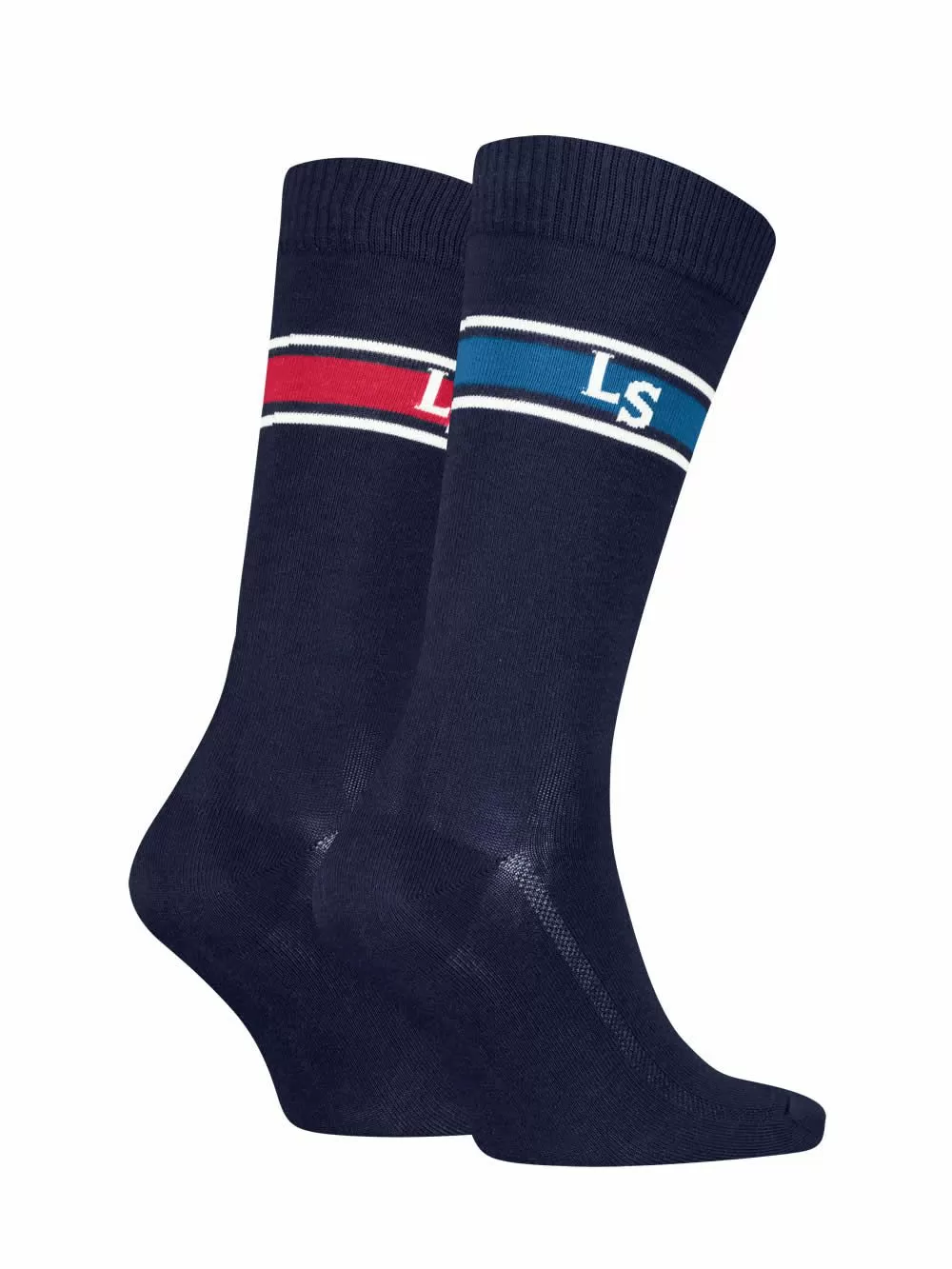 LEVIS Ανδρική Κάλτσα Κανονική Logo - Navy Combo - 2 Ζευγάρια