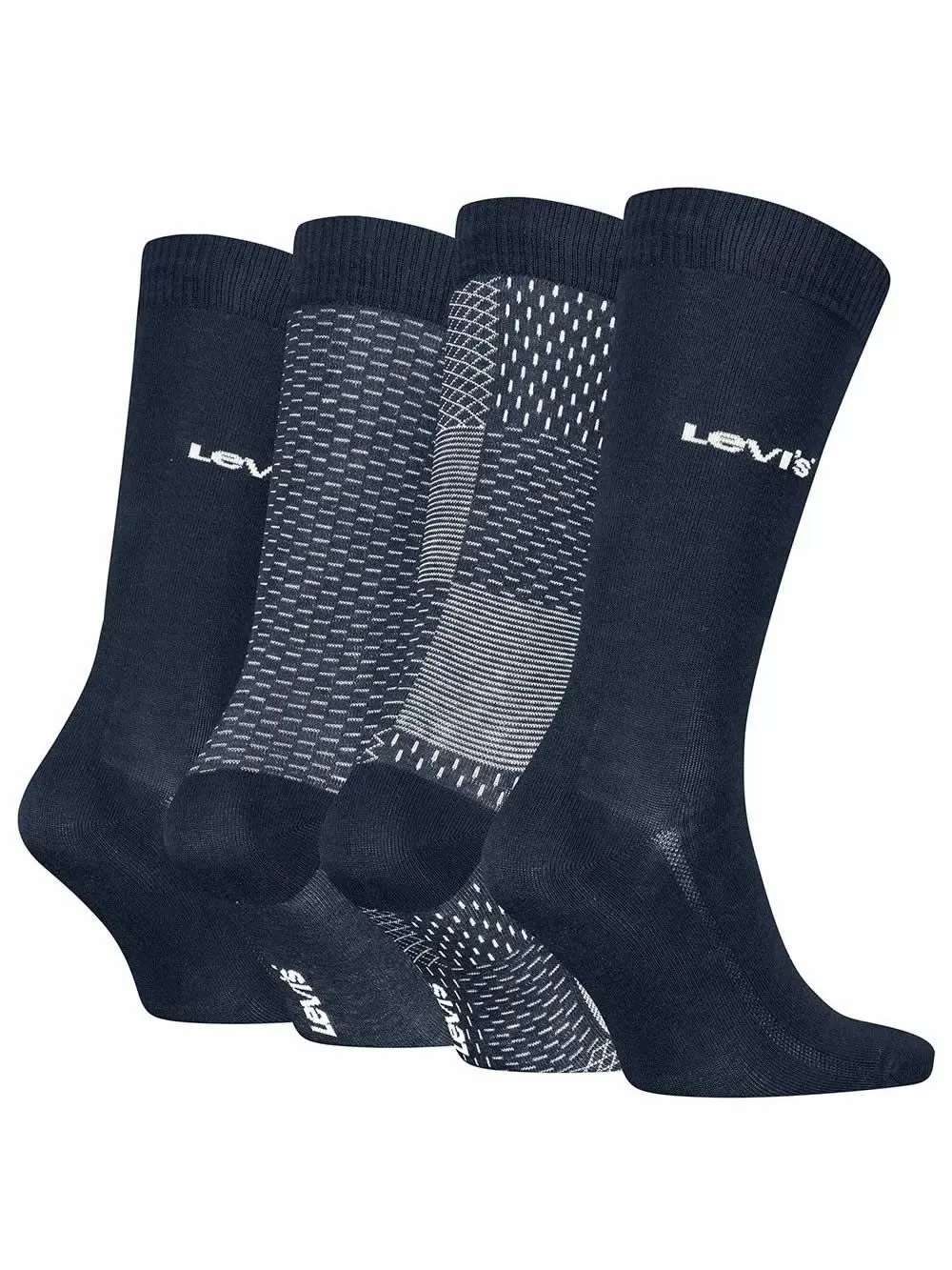 LEVIS Ανδρική Κάλτσα Κανονική Losange Giftbox - Navy Combo - 4 Ζευγάρια